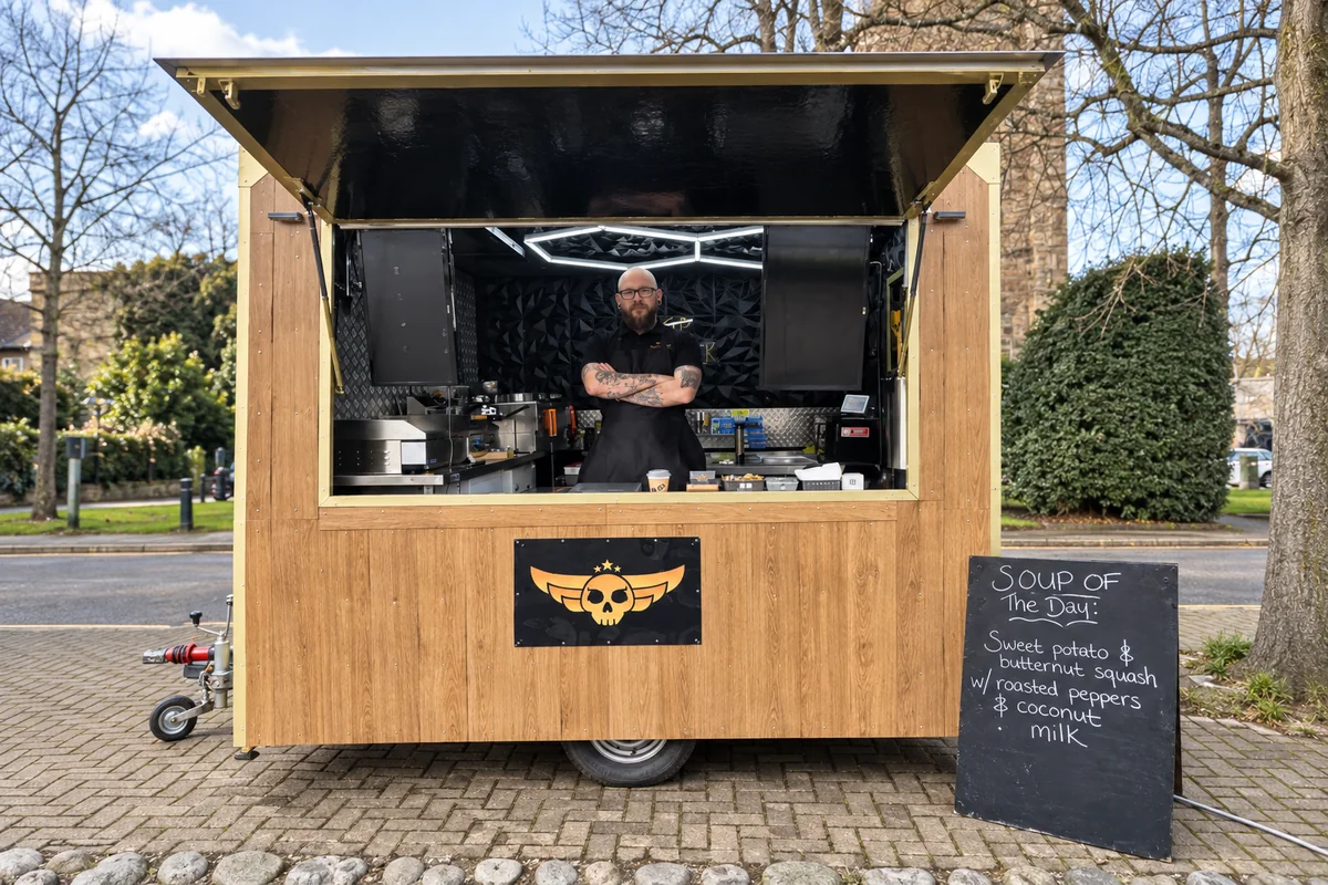 The GP Shack trailer on the Highland Food & Drink Trail