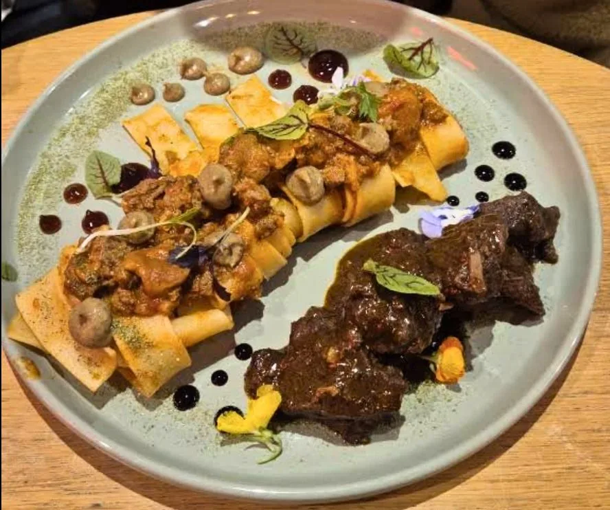 Pappardelle al ragù di cervo – Highland venison ragù with wild mushrooms