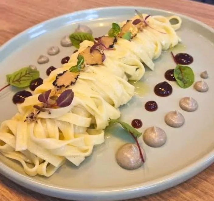 Tagliatelle al tartufo – handmade pasta with black truffle and parmesan